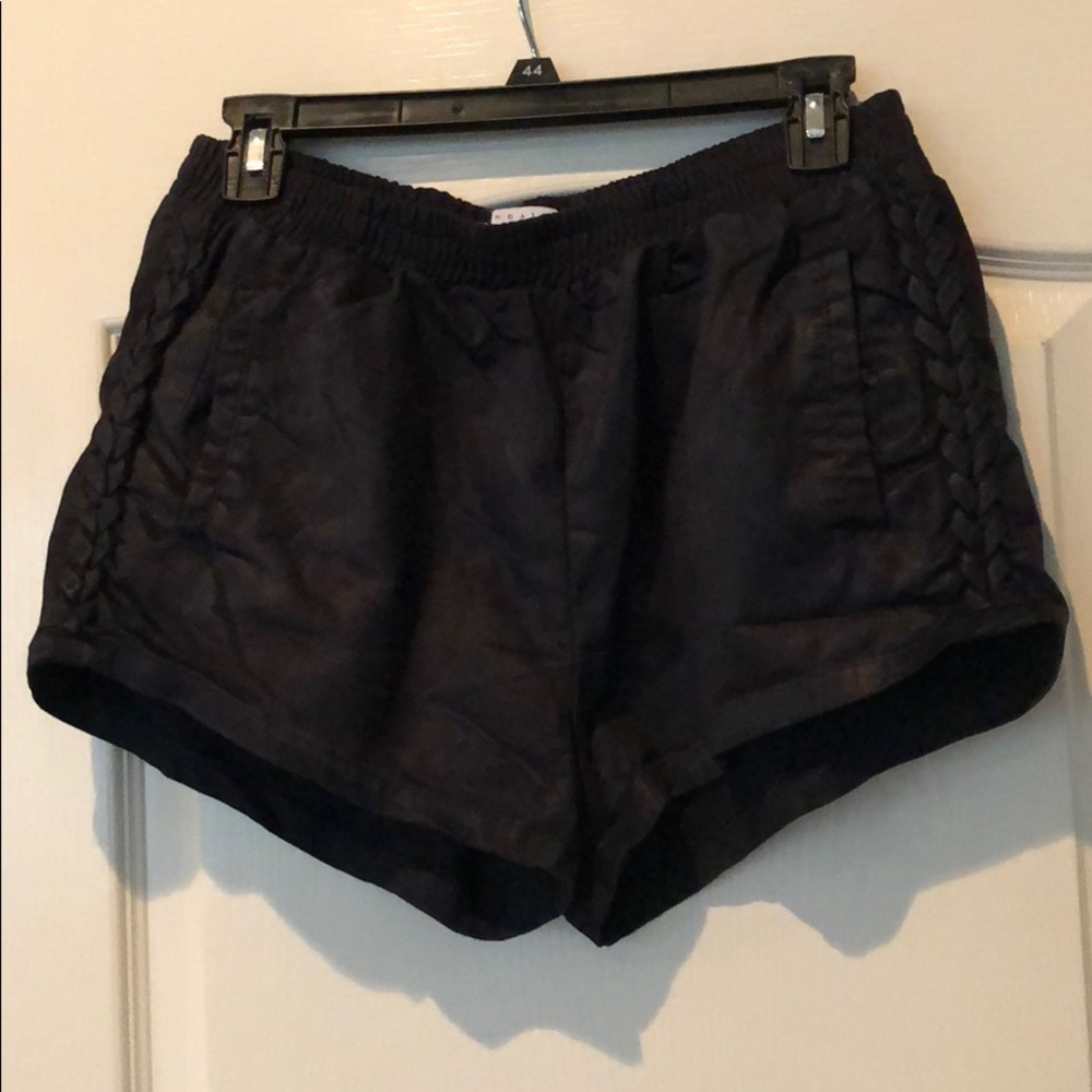 Kendall and Kylie Black Velvety Shorts